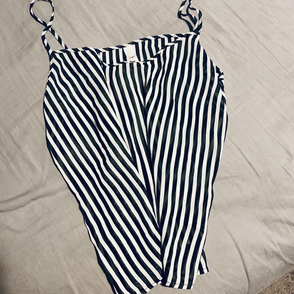 American Apparel B&W Striped Tank